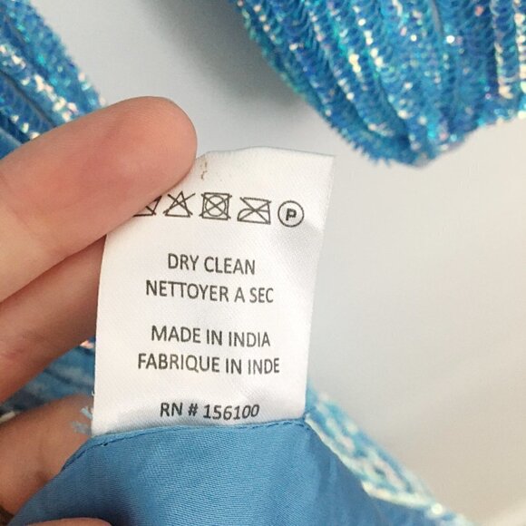 RETROFETE Audrey Sequin Robe Wrap Midi Dress - Picture 16 of 16